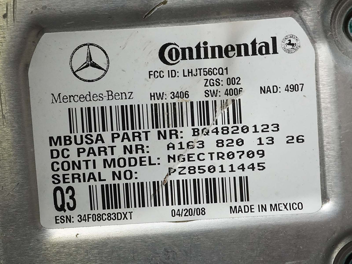 2003 - 2006 Mercedes Benz Sl R230 Voice Communication Command Control Module OEM