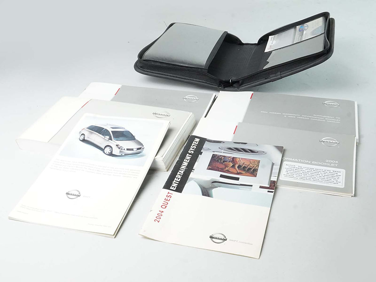 2004 Nissan Quest Manual Owners Drivers Operator Information Books W Case OEM