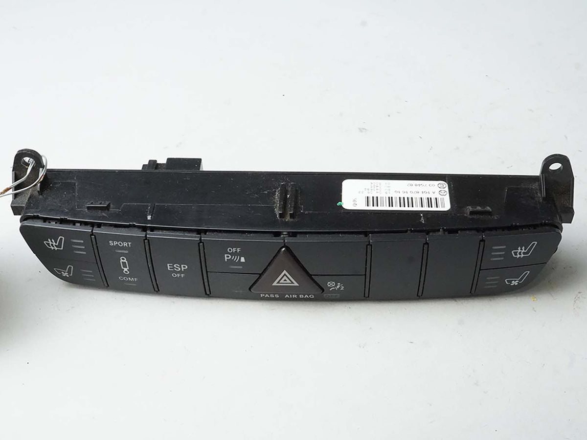 2006 - 2011 Mercedes Ml W164  Hazard Esp Off Seat Heater Cool Comfort Sport OEM