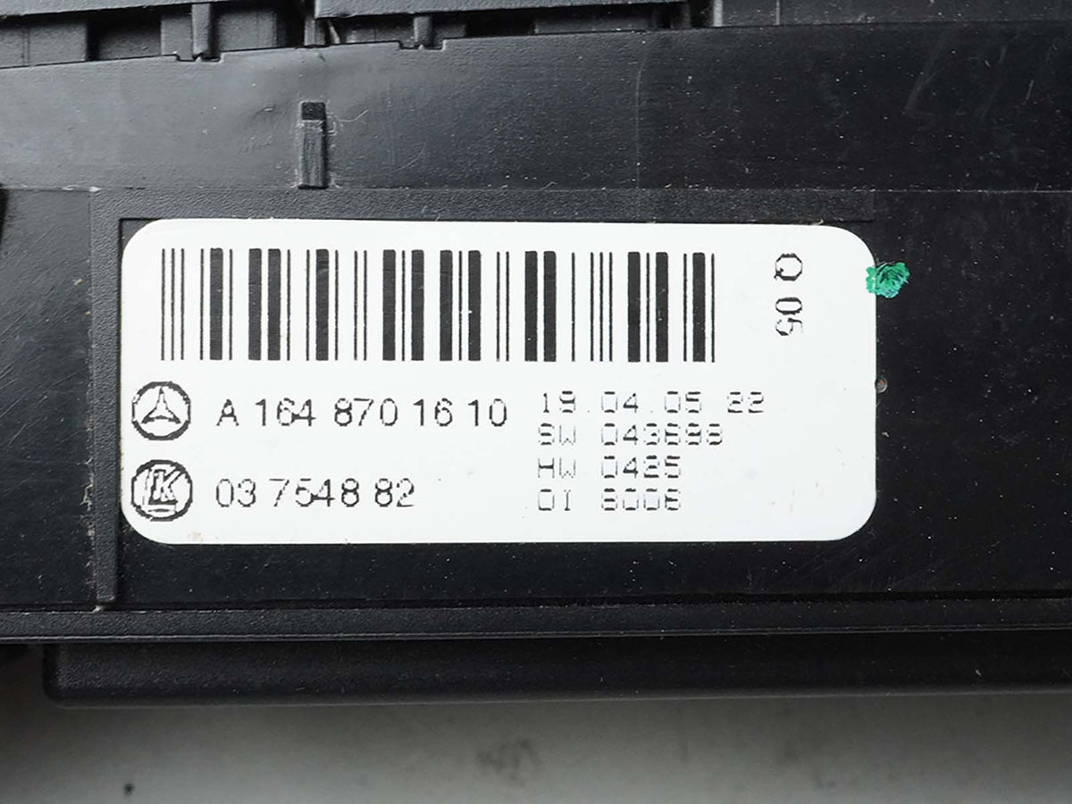 2006 - 2011 Mercedes Ml W164  Hazard Esp Off Seat Heater Cool Comfort Sport OEM