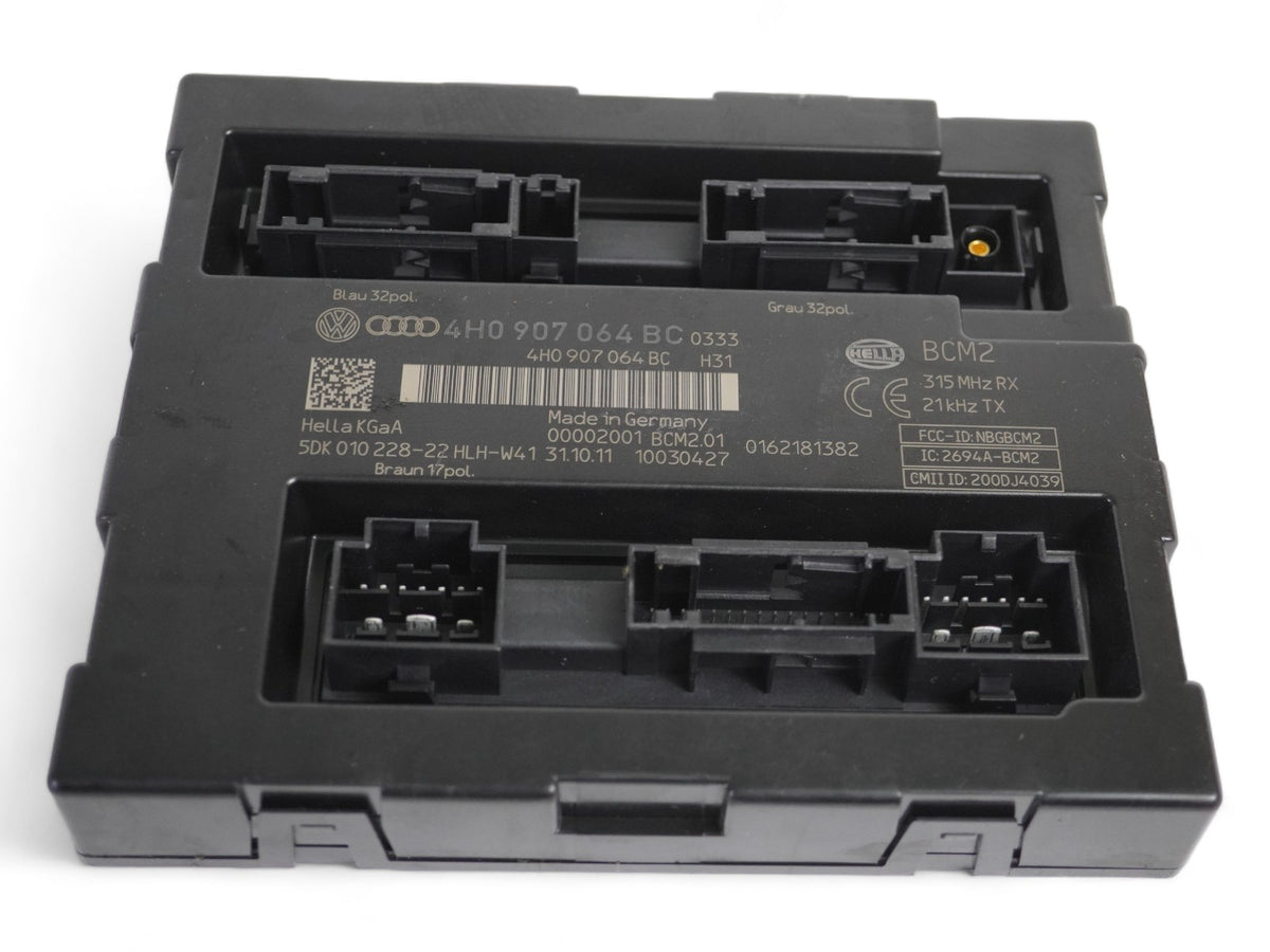 2012 - 2015 Audi A7 4G Bcm Body Comfort Control Module Unit 4H0907064Bc OEM