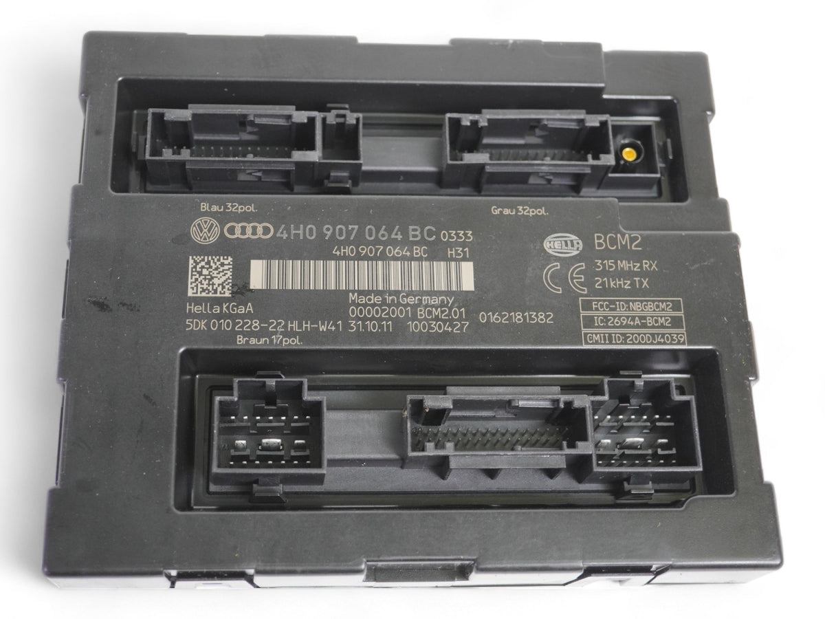 2012 - 2015 Audi A7 4G Bcm Body Comfort Control Module Unit 4H0907064Bc OEM
