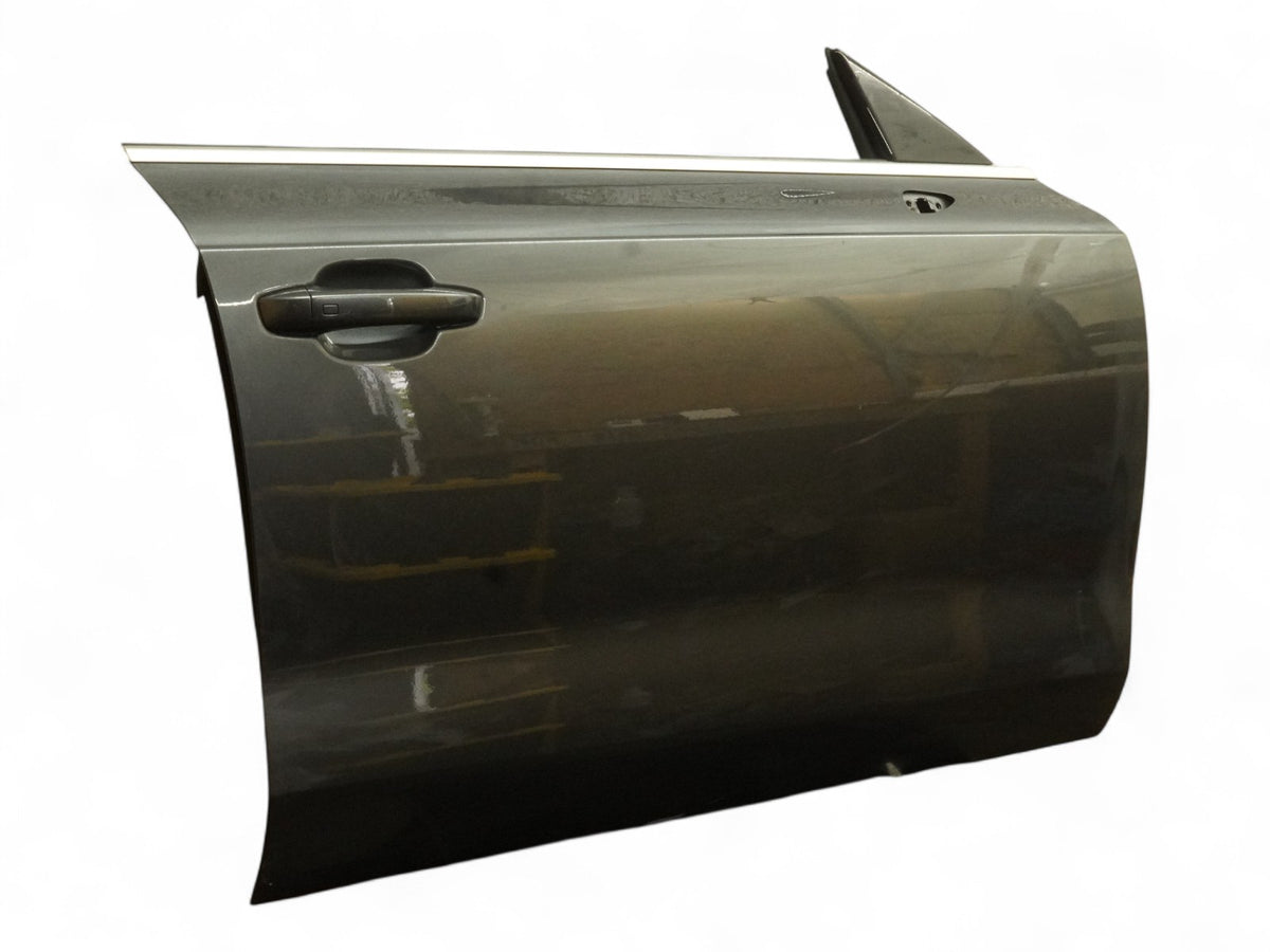 12-17 Audi Rs7 S7 A7 4G Door Panel Exterior Handle Window Glass Front Right OEM