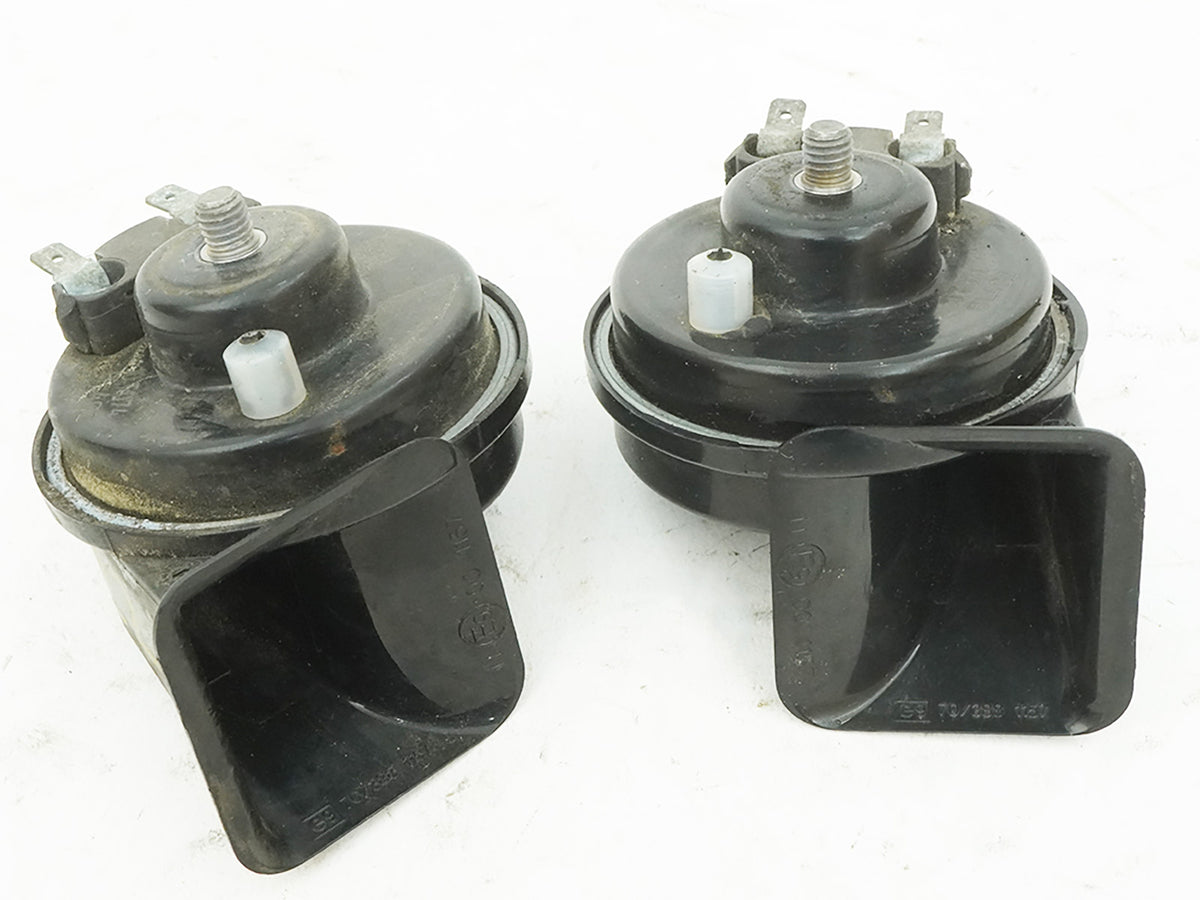 10-11 Mercedes E350 E550 C207 Horn Signal Pitch Alarm High Low Tone Set Of 2 OEM
