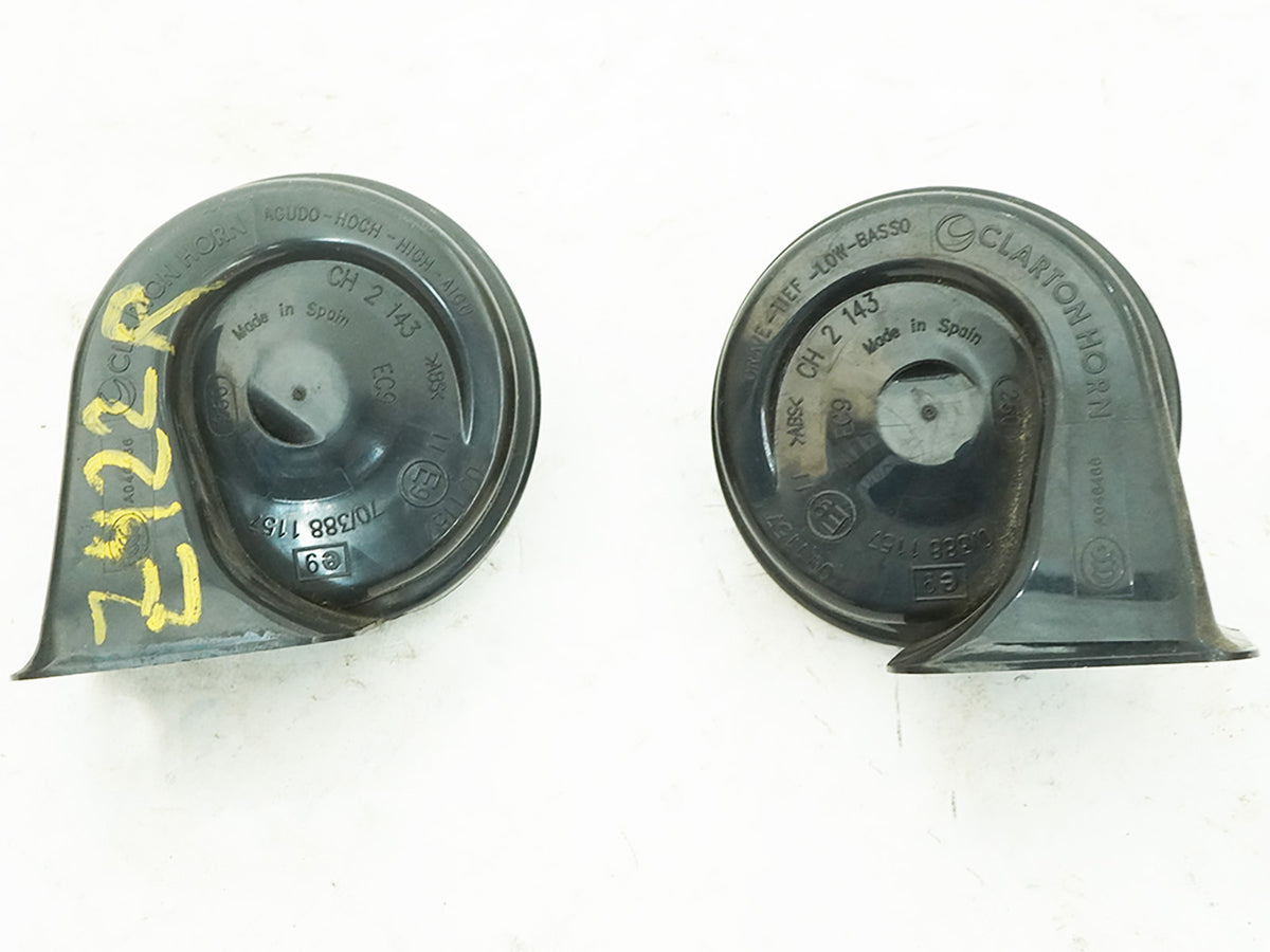10-11 Mercedes E350 E550 C207 Horn Signal Pitch Alarm High Low Tone Set Of 2 OEM