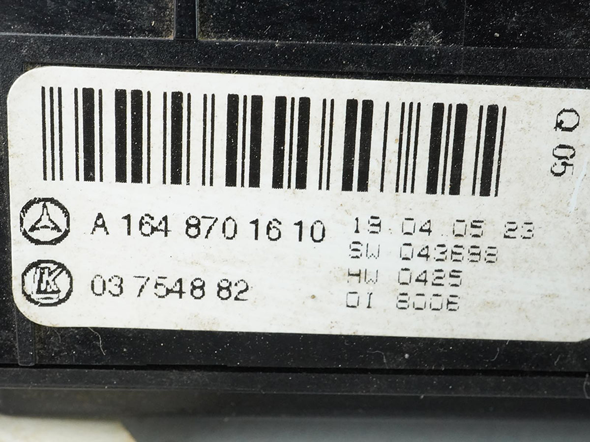 2006 - 2011 Mercedes Ml W164 Esp Off Comfort Sport Hazard Seat Cool Heater OEM