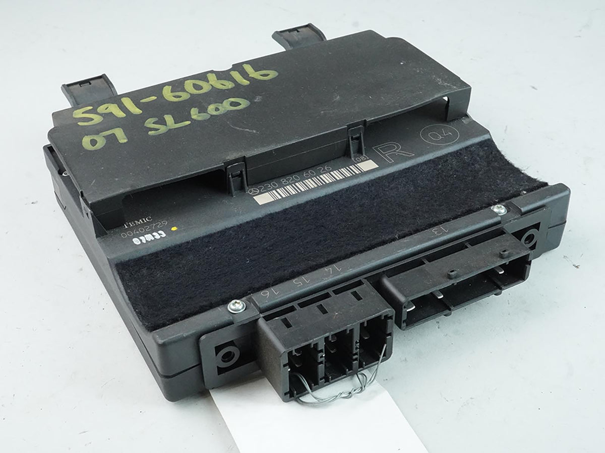 2007 - 2008 Mercedes Sl Class R230 Seat Module Control Under Passenger RhOEM