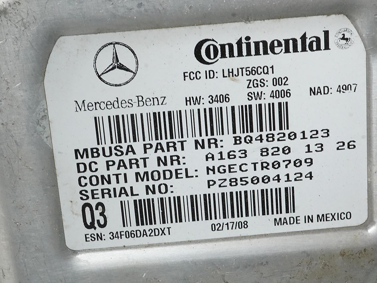 05-07 Mercedes Benz SL500 R230 Voice Command Communication Module Control OEM