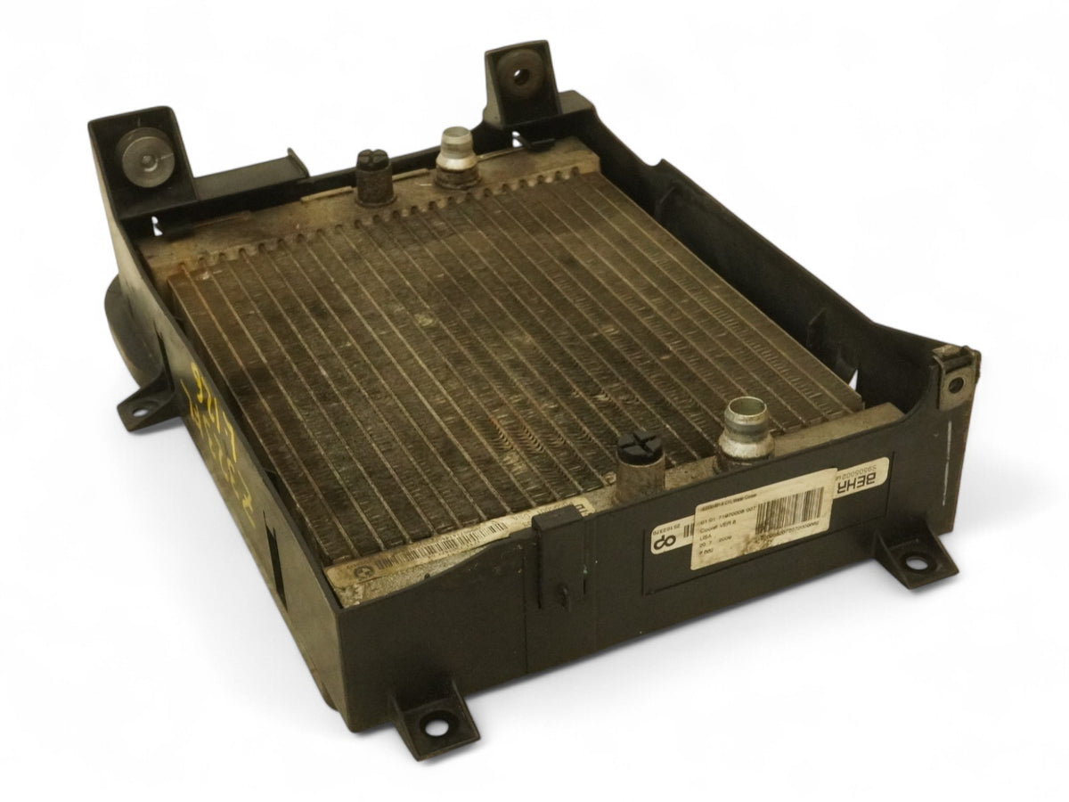 10-13 Bmw X5M E70 4.4L Auxiliary Coolant Cooling Radiator Cooler W Shroud Left
