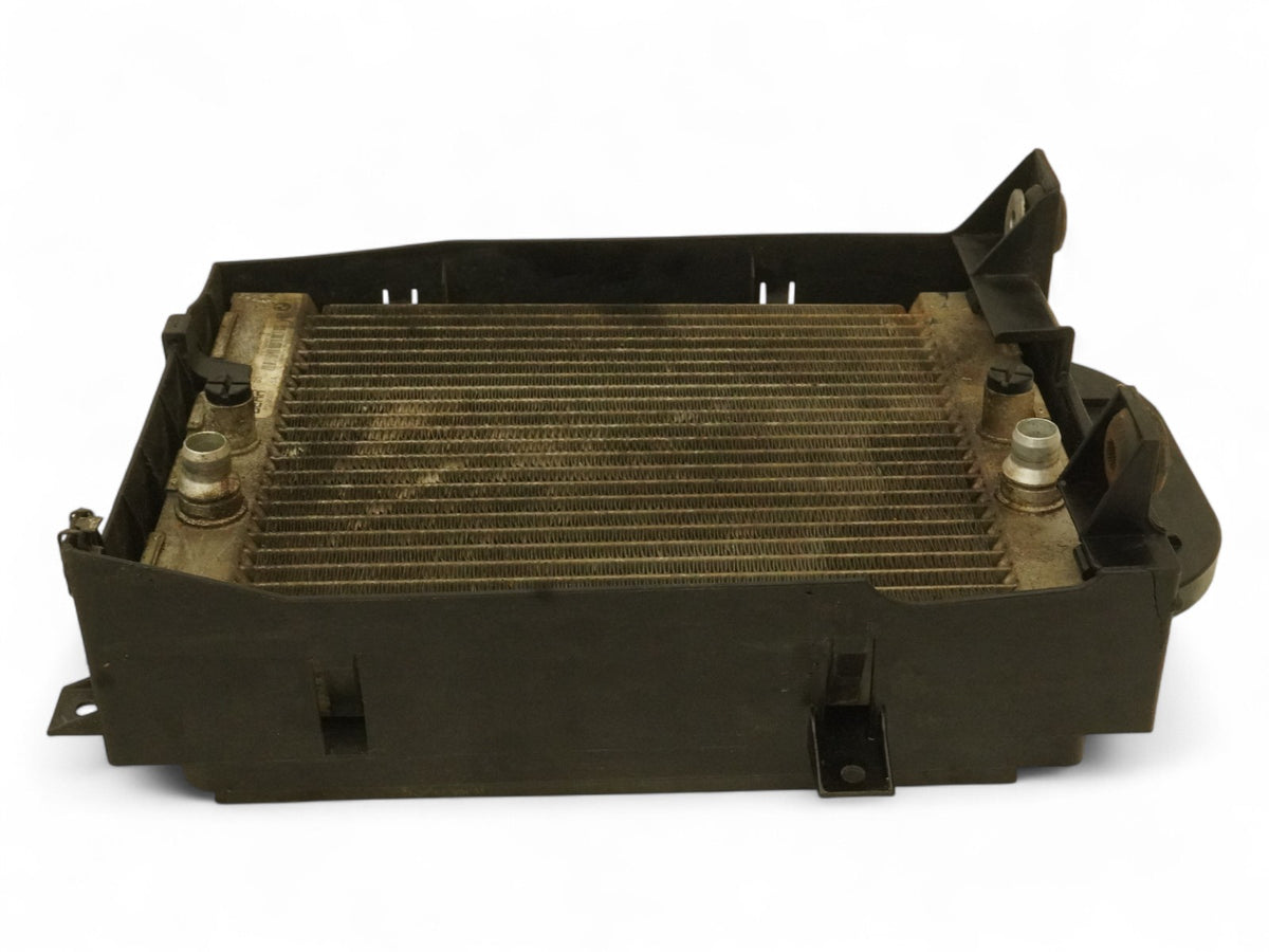 10-13 Bmw X5M E70 4.4L Auxiliary Coolant Cooling Radiator Cooler W Shroud Left
