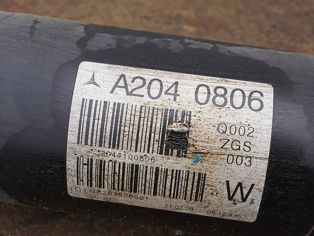  2008 - 2014 Mercedes C Class W204 4Matic Drive Shaft Cardan Proppeler Rear OEM, buy
