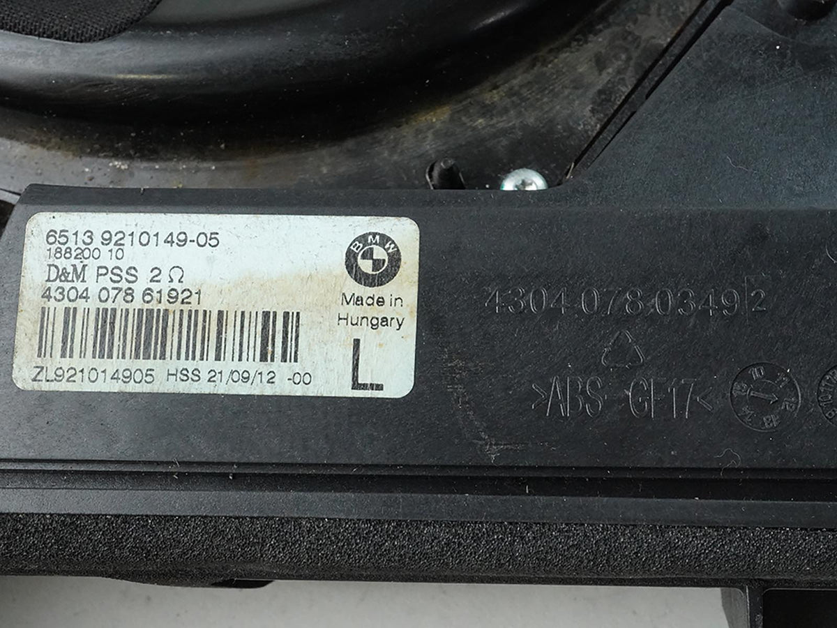 2012 - 2018 Bmw 3 Series F30 Suwoofer Speaker Sound Audio Bass 65139210149 OEM