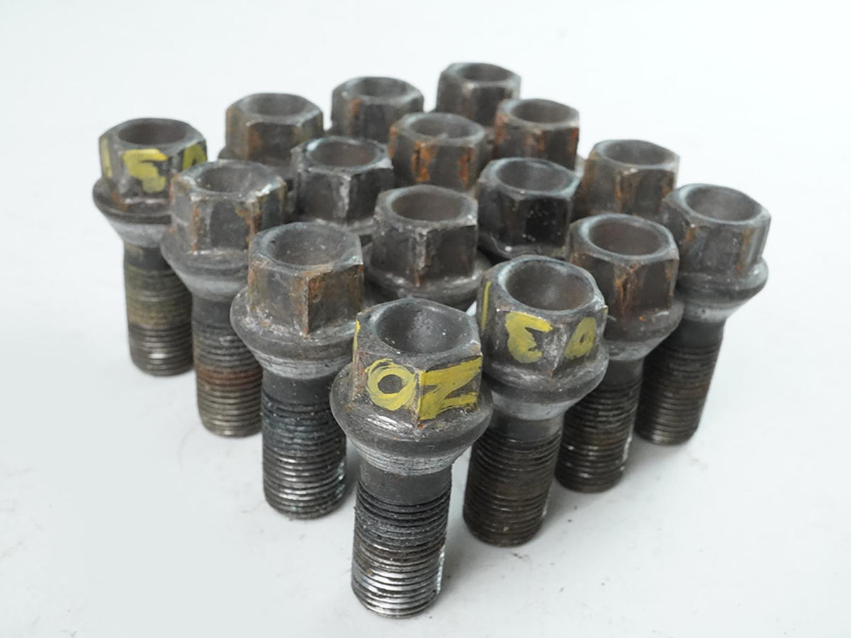 2012 - 2018 Bmw 3 Series F30 Nug Luts Wheel Bolts Standard Set Of 16 OEM