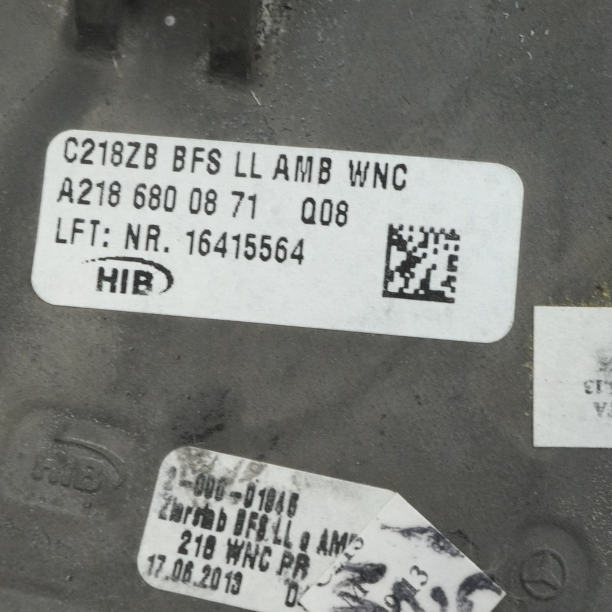 12-18 Mercedes CLS400 CLS550 CLS63 CLS63S C218 Dash Trim Panel A2186800871 OEM