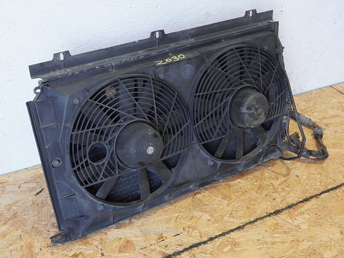 1990 - 2002 Mercedes Sl500 R129 Radiator Condenser Fan Electric Motor Shroud