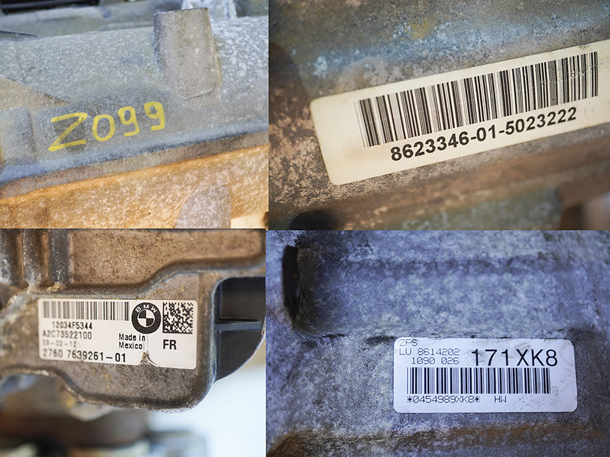 2014 - 2016 Bmw 3 Series F30 328I Xdrive Automatic Transmission 8 Speed Gasoline