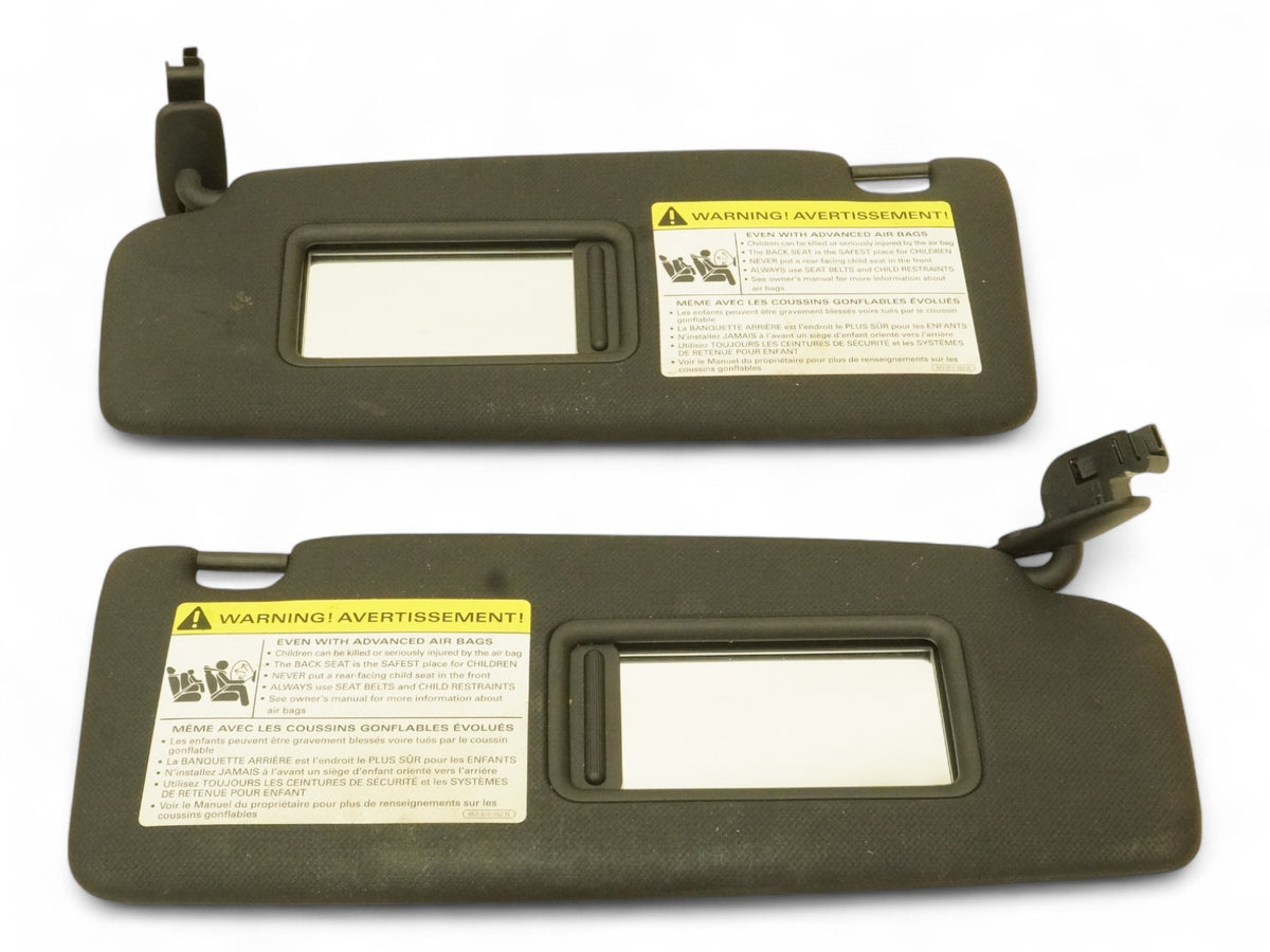 2008-2015 Audi TT MK2 Coupe Sun Visor Shade W Mirror Left Right Set Of 2 OEM
