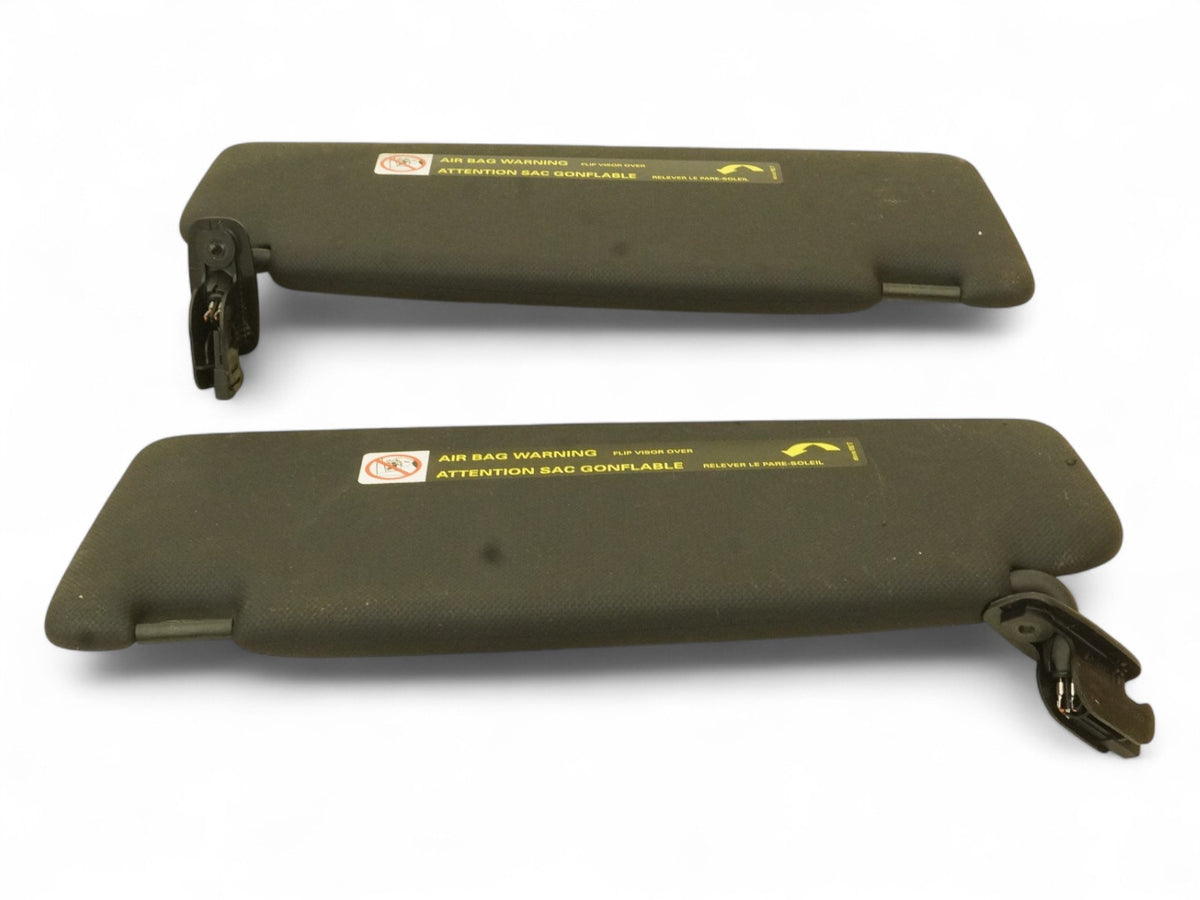 2008-2015 Audi TT MK2 Coupe Sun Visor Shade W Mirror Left Right Set Of 2 OEM