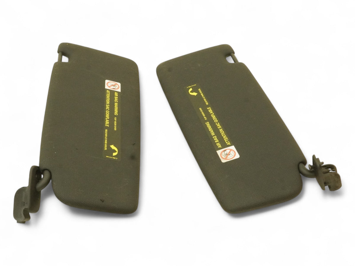 2008-2015 Audi TT MK2 Coupe Sun Visor Shade W Mirror Left Right Set Of 2 OEM