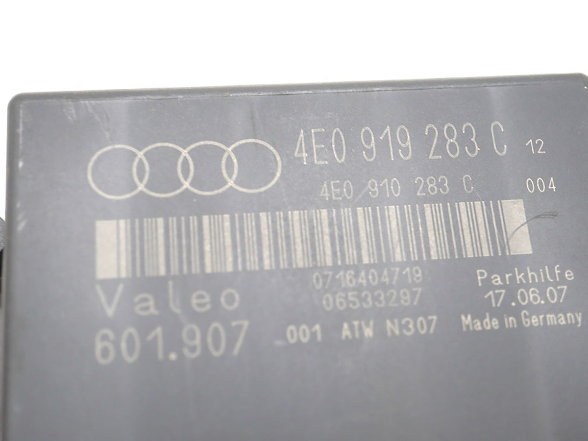 2007 - 2010 Audi A8L A8 D3 Parking Aid Assist Control Module 4E0919283C OEM