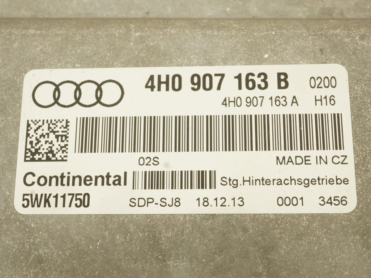 13-15 Audi Rs7 S7 A7 4G Differential Lock Control Module Unit 4H0907163B OEM