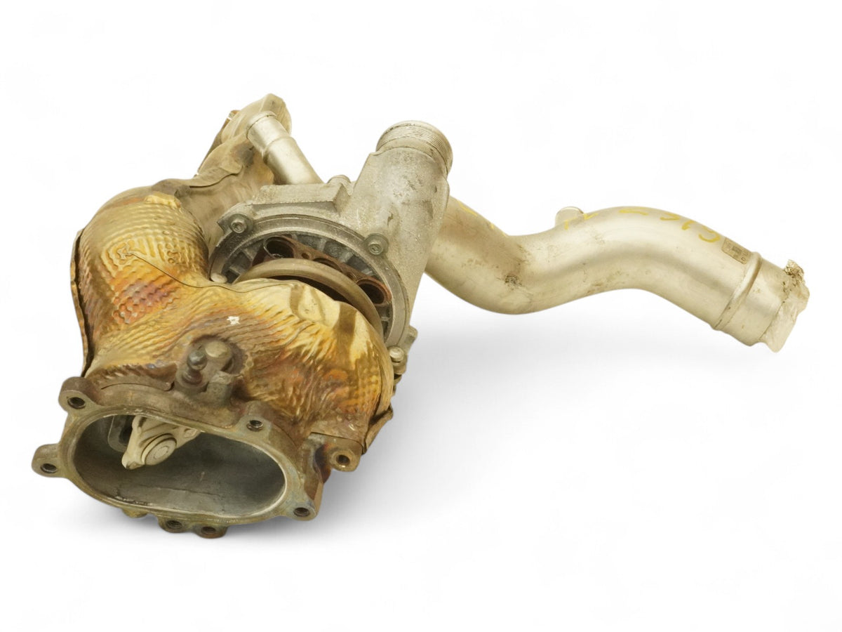 14-17 Audi Rs7 4G 4.0L Turbocharger Engine Motor W Exhaust Manifold Left OEM