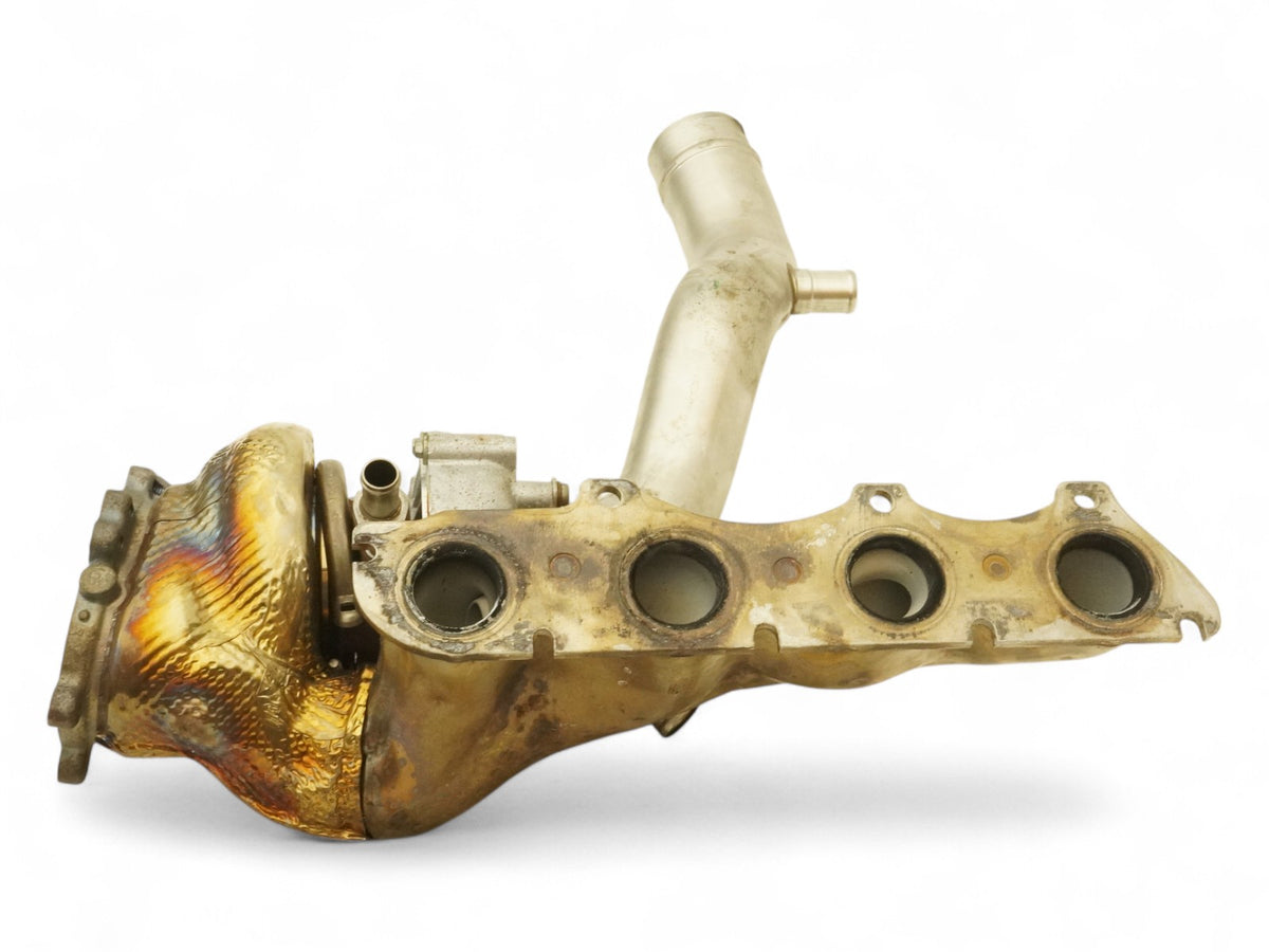 14-17 Audi Rs7 4G 4.0L Turbocharger Engine Motor W Exhaust Manifold Left OEM