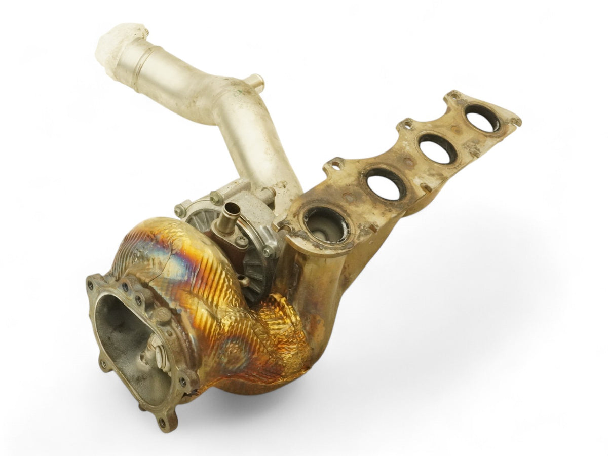 14-17 Audi Rs7 4G 4.0L Turbocharger Engine Motor W Exhaust Manifold Left OEM