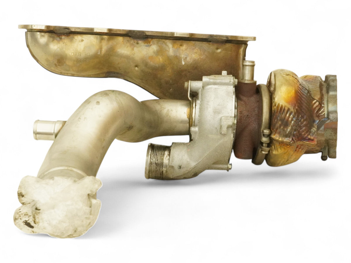 14-17 Audi Rs7 4G 4.0L Turbocharger Engine Motor W Exhaust Manifold Left OEM
