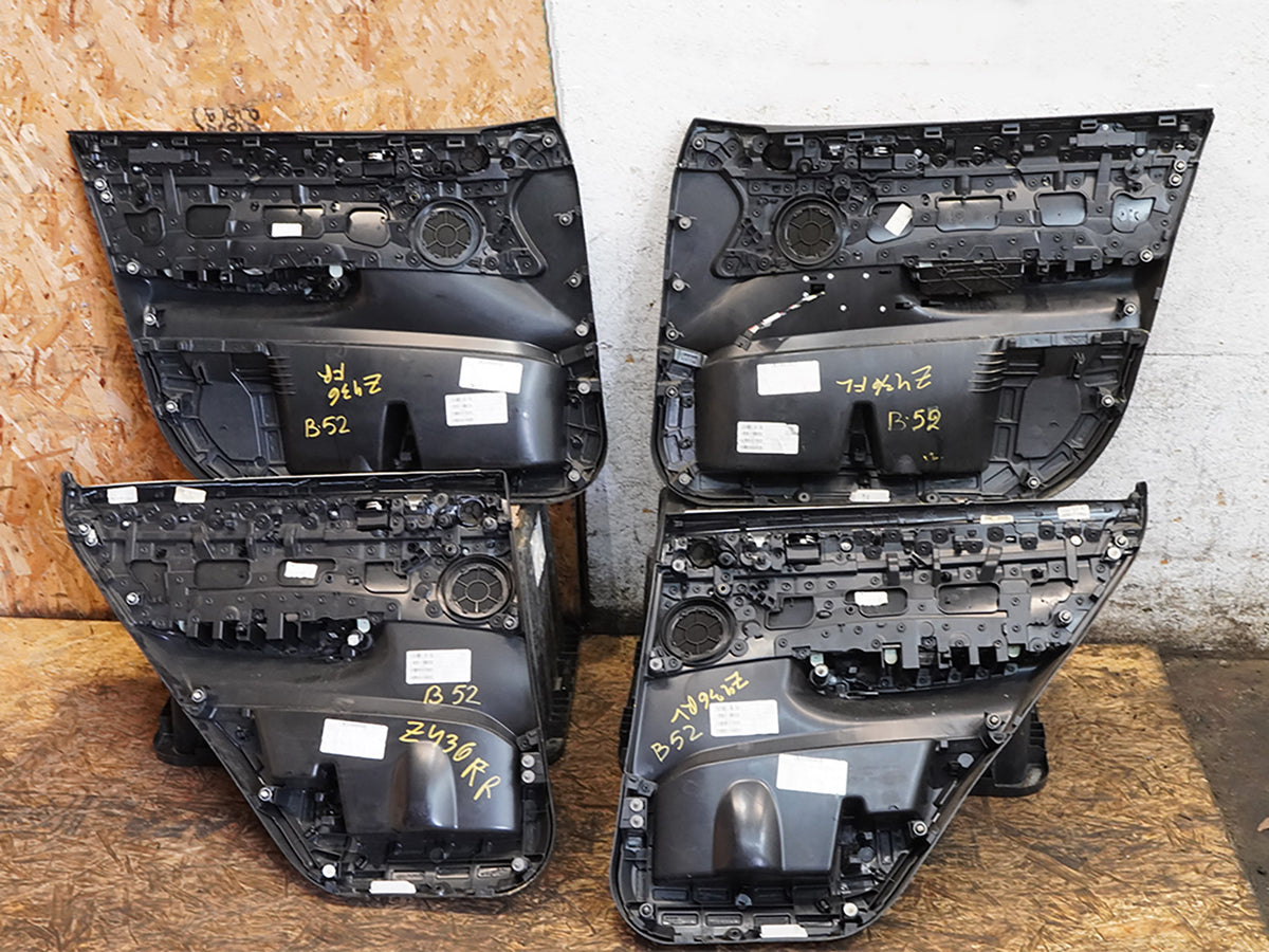 11-17 BMW X3 F25 Front Rear Inner Door Panel Set W Switch Handles 105006537 OEM