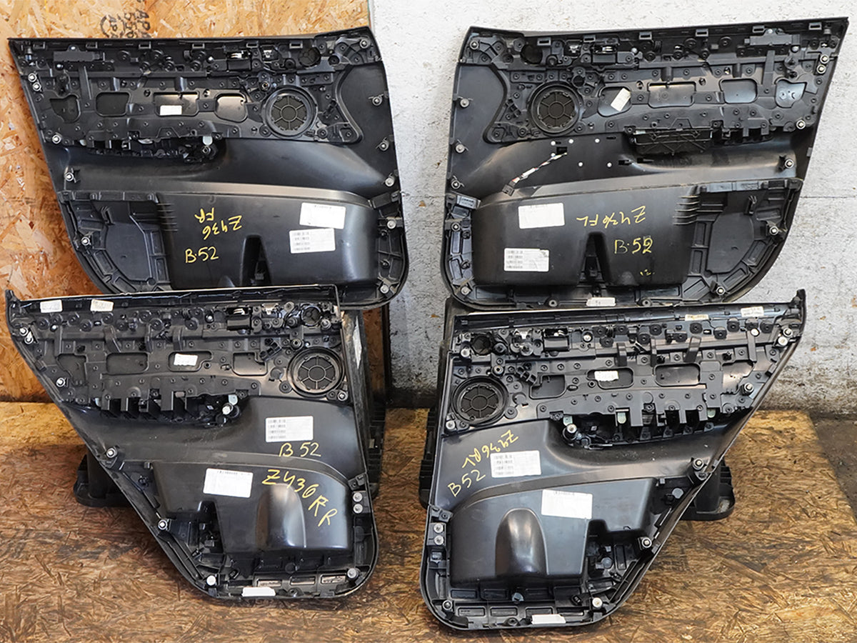 11-17 BMW X3 F25 Front Rear Inner Door Panel Set W Switch Handles 105006537 OEM