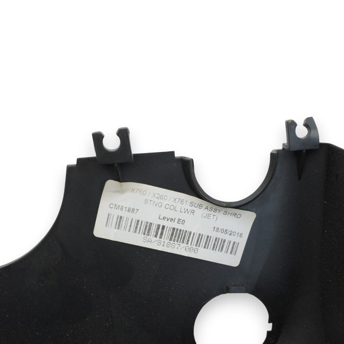 16-19 Jaguar XF X260 Lower Steering Column Cover Shroud Trim Panel CM81887 OEM