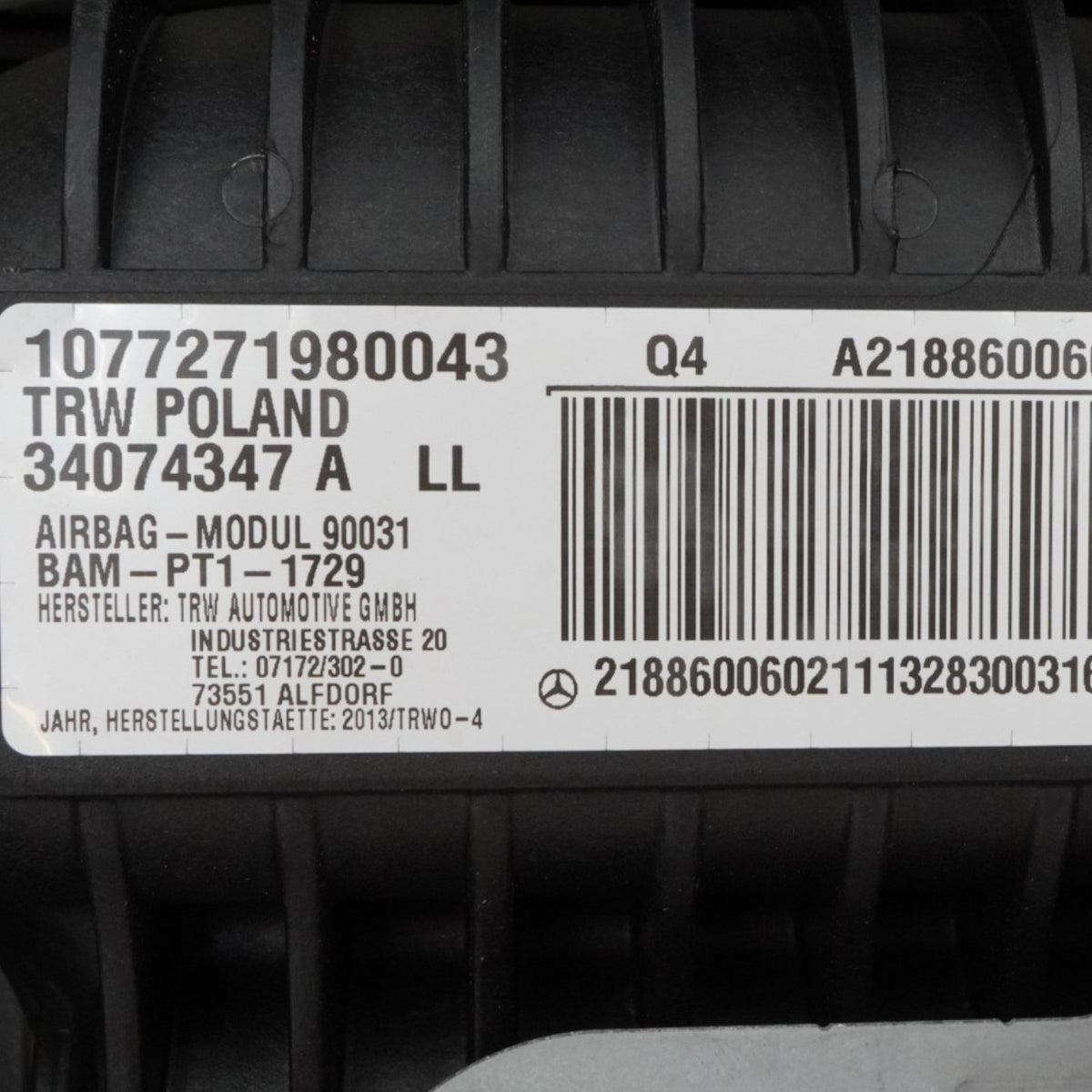 12-14 Mercedes CLS550 CLS63 C218 Dashboard Instrument Panel Cover 2186803187 OEM
