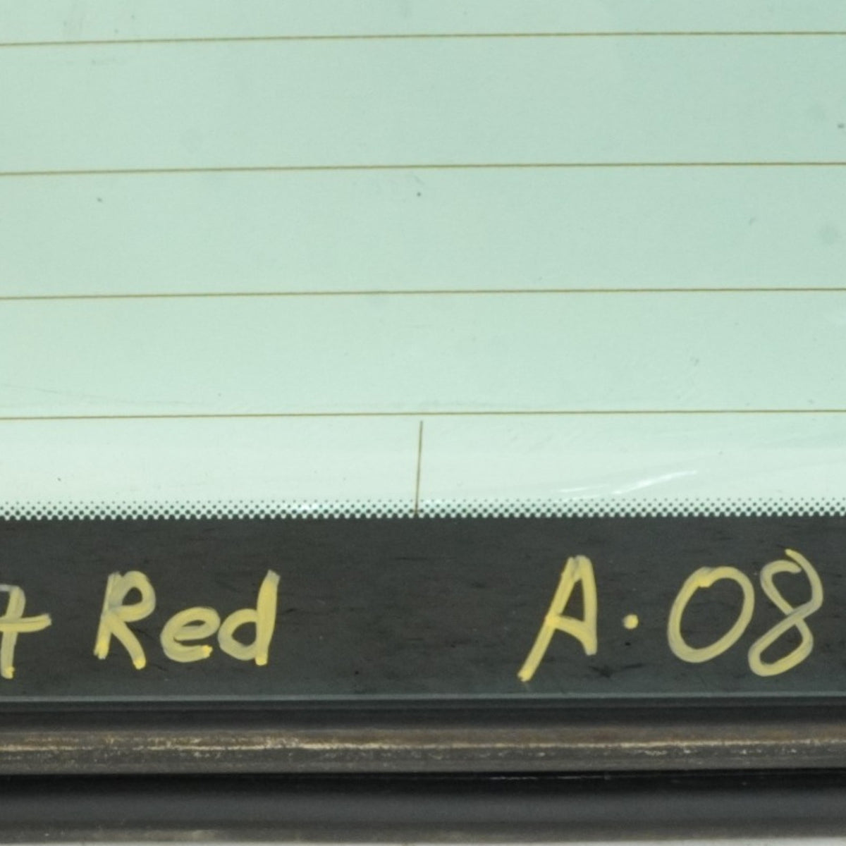 03-12 Mercedes SL500 R230 Convertible Windshield Window Glas Rear 2307900190 OEM