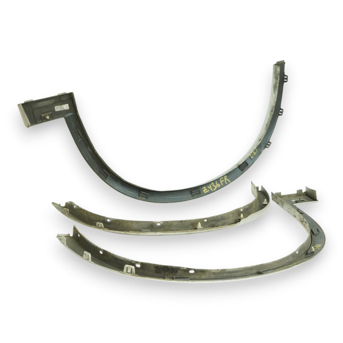 11-17 BMW X3 F25 M Package Wheel Arch Fender Flare Molding Set of 3 Silver 354
