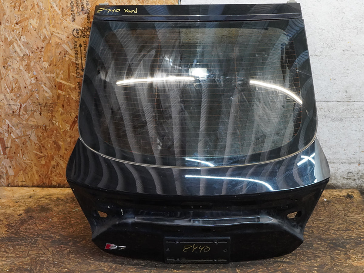 12-17 Audi S7 A7 4G Rear Trunk Tailgate Boot Lid Panel 4G8827025B Black 0E OEM