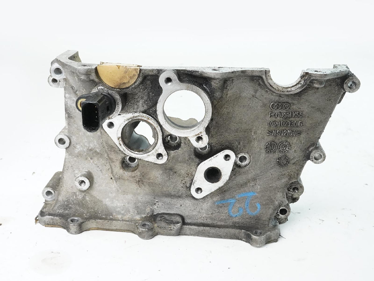 2004 - 2009 Audi S4 4.2L Timing Chain Cover Engine Motor Right 079109130G OEM