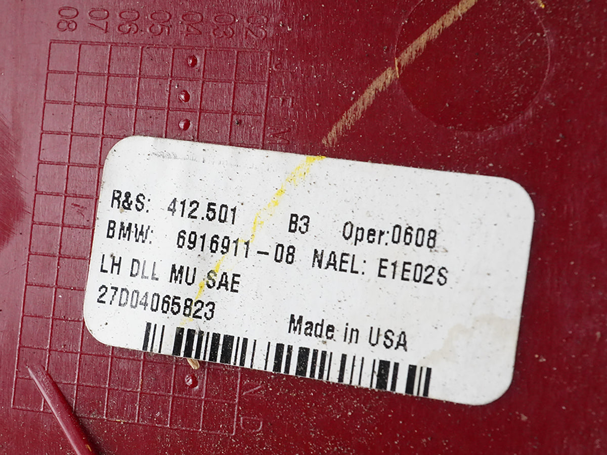 2004 - 2006 Bmw X5 E53 Tail Light Brake Stop Lamp Gate Inner Mtd Lh Left Rear