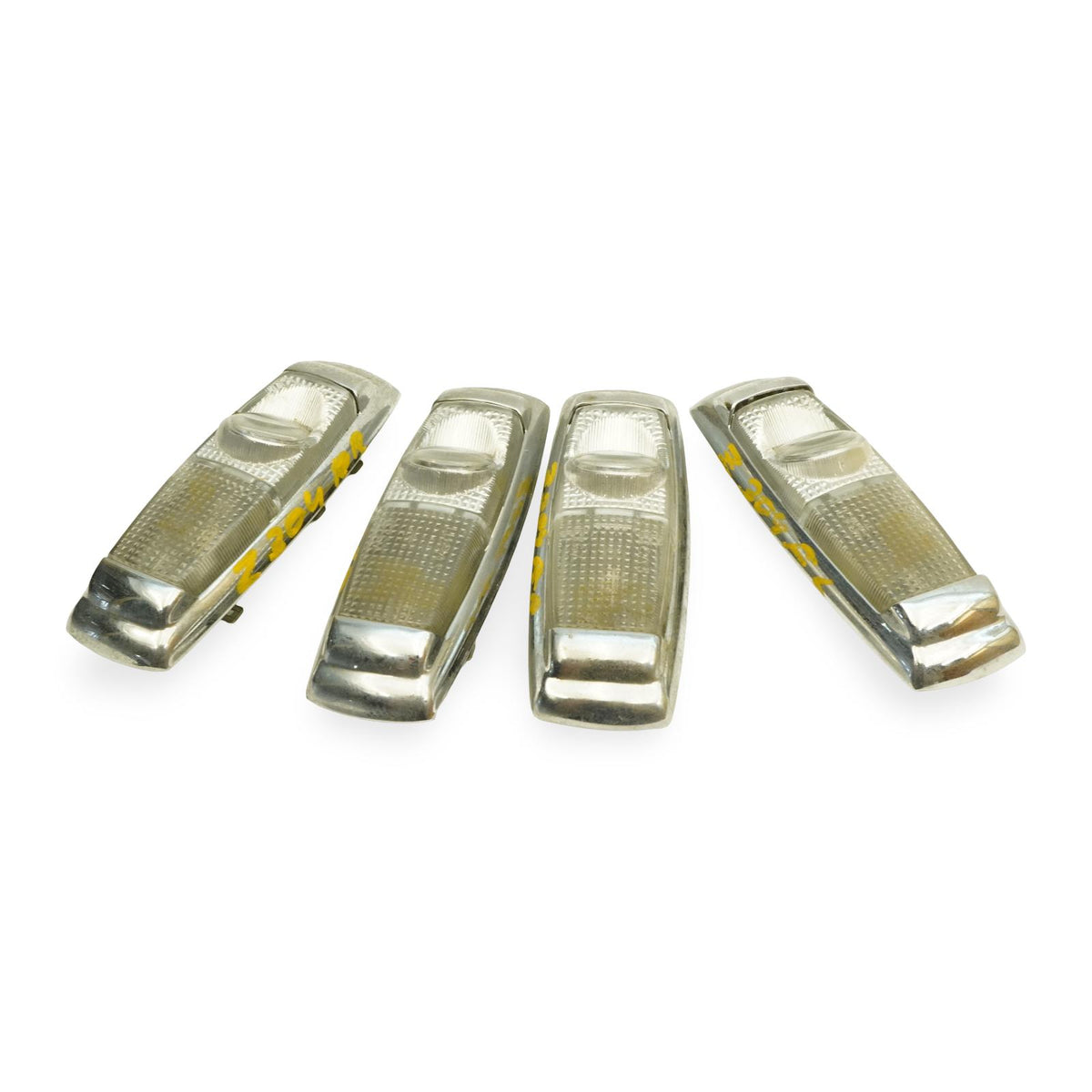 88-90 Bentley Mulsanne S Overhead Roof Console Dome Light Lamp Set of 4 OEM