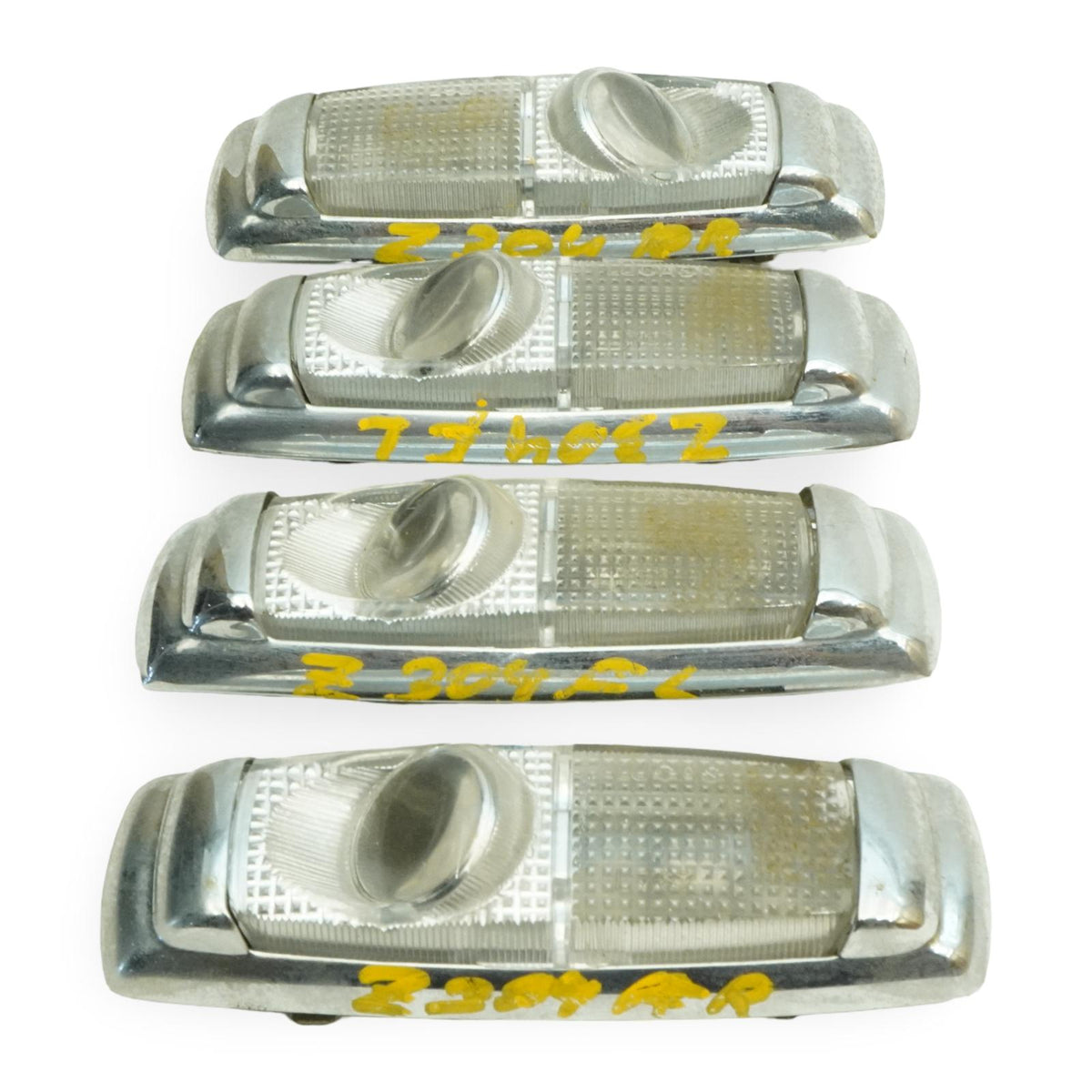 88-90 Bentley Mulsanne S Overhead Roof Console Dome Light Lamp Set of 4 OEM