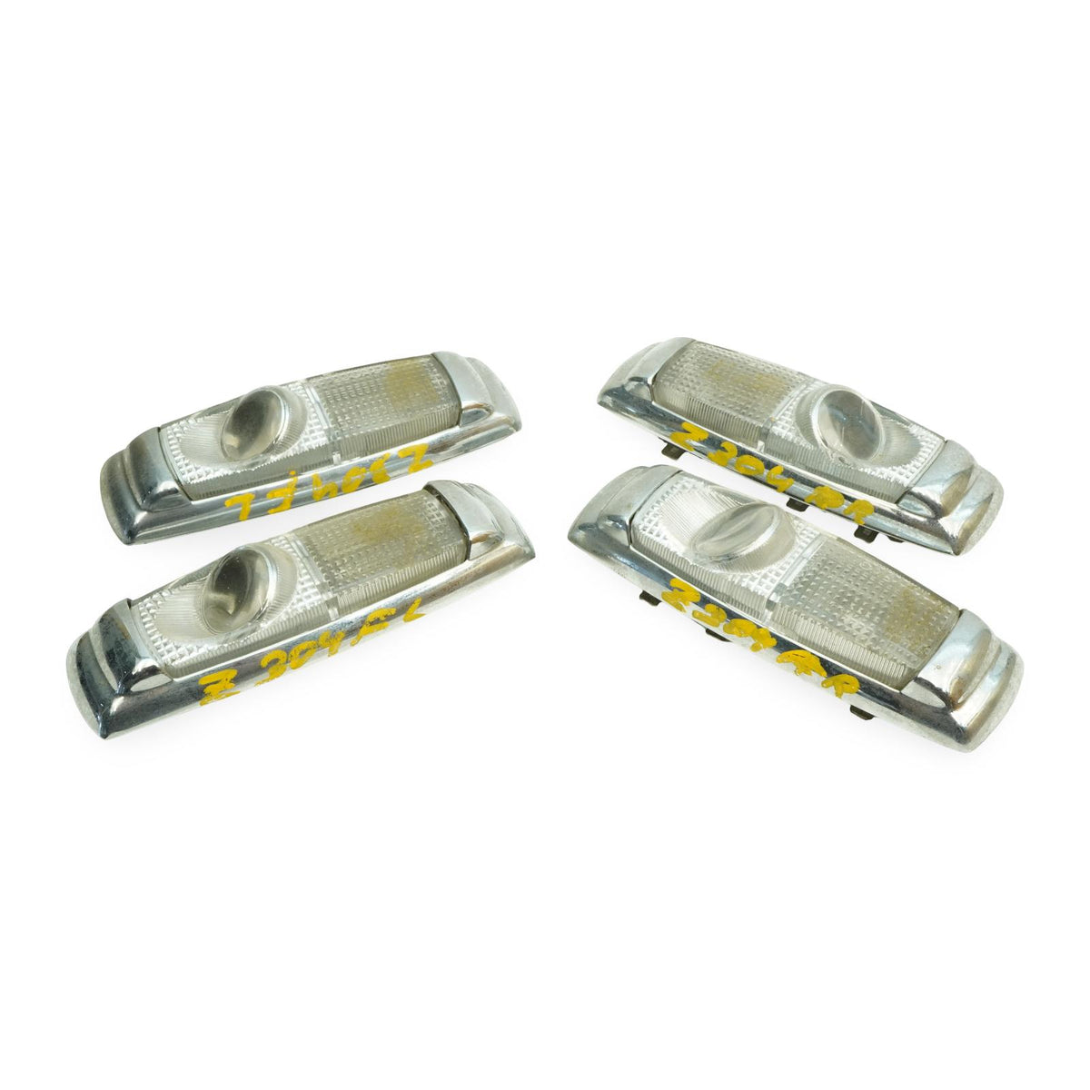 88-90 Bentley Mulsanne S Overhead Roof Console Dome Light Lamp Set of 4 OEM