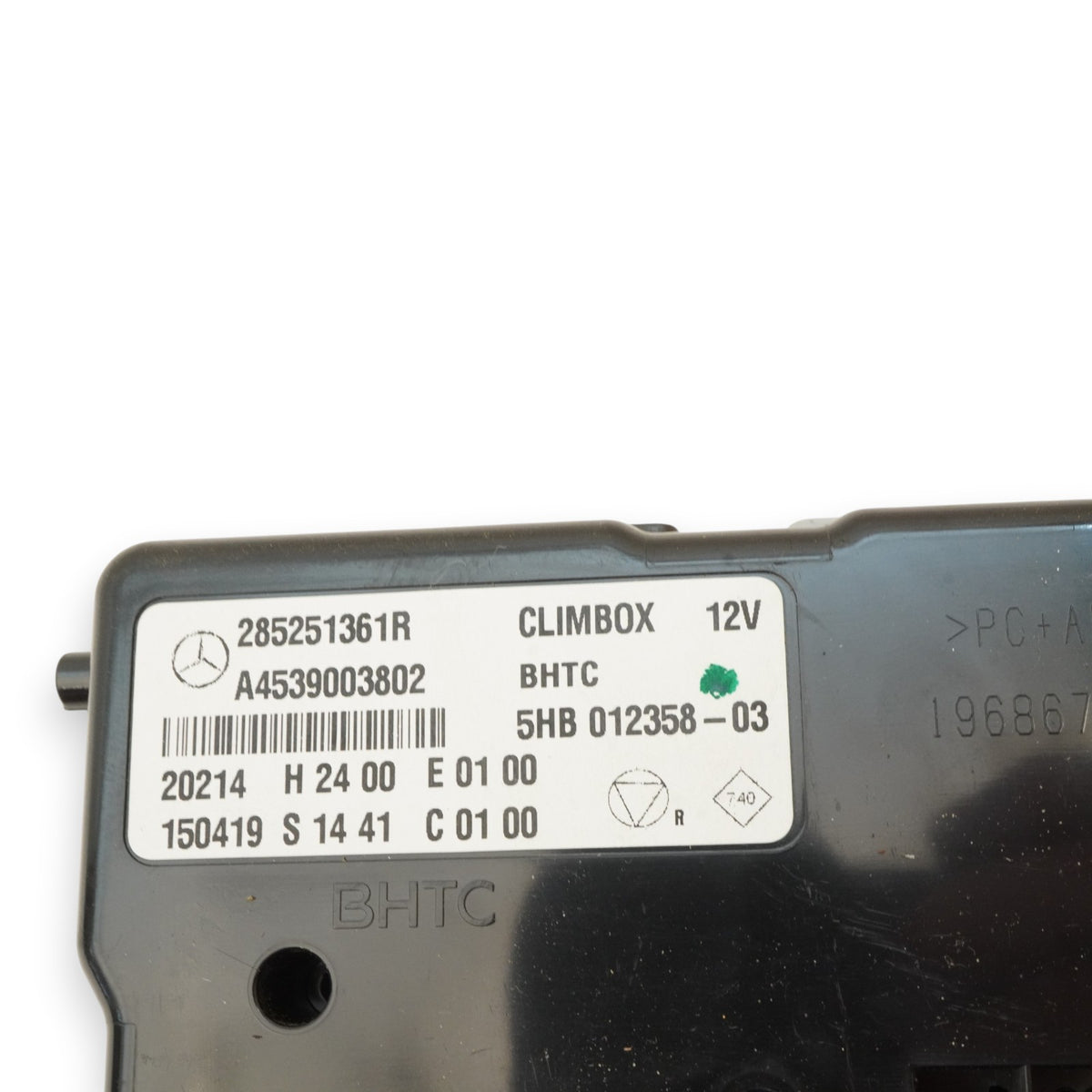 2016 Smart Fortwo W453 AC Temperature Climate Control Module 4539003802 OEM