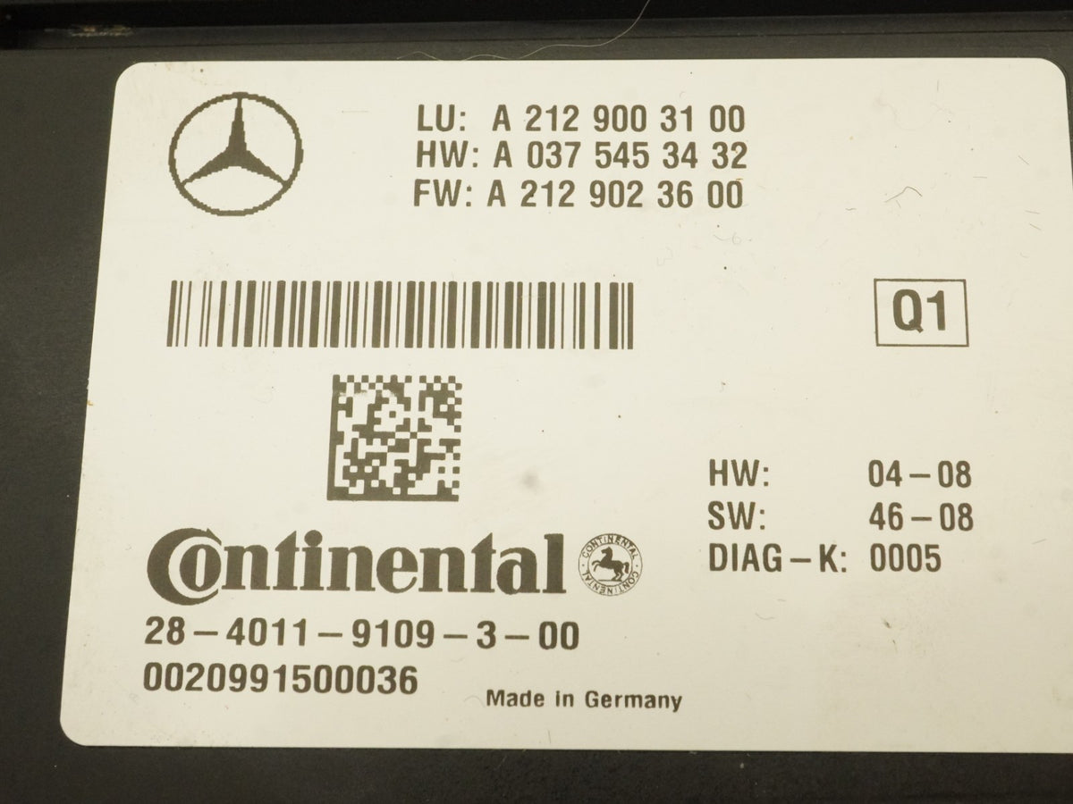 10-12 Mercedes E350 E550 E63 E300 W212 Distronic Adaptive Cruise Control Modulea