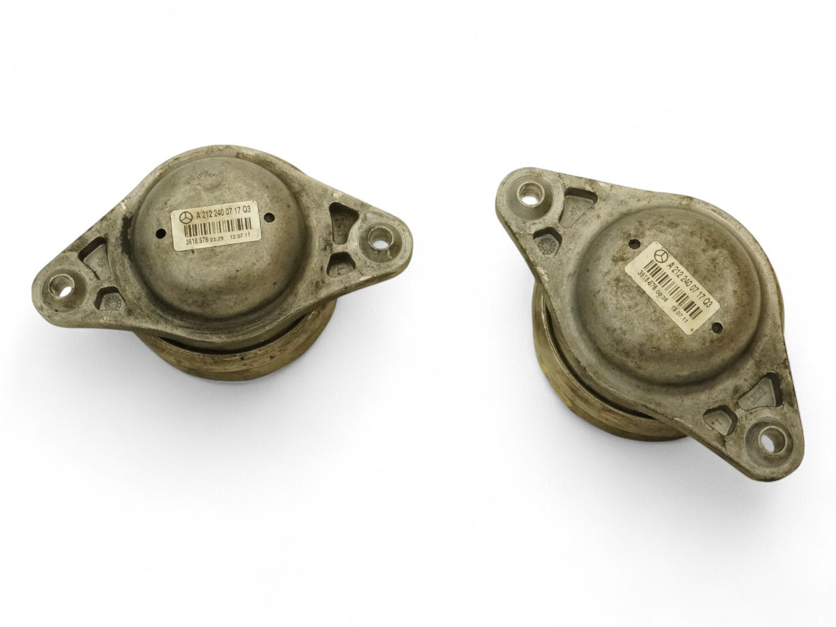 10-13 Mercedes E350 W212 3.5L Engine Moutnt Motor Front Left Right Set Of 2 OEM