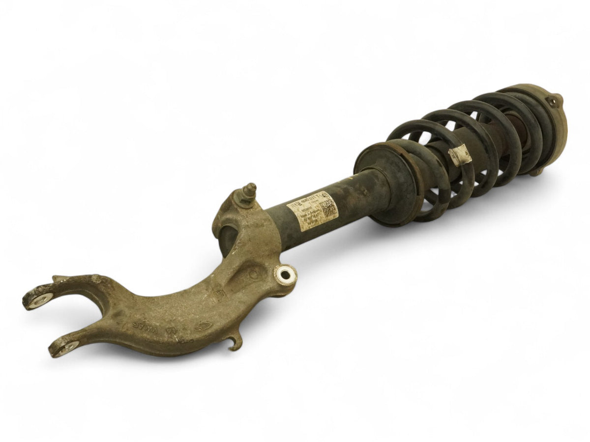 17-24 Audi Q7 4M Strut Shock Absorber Coil Spring Front Passenger Right OEM