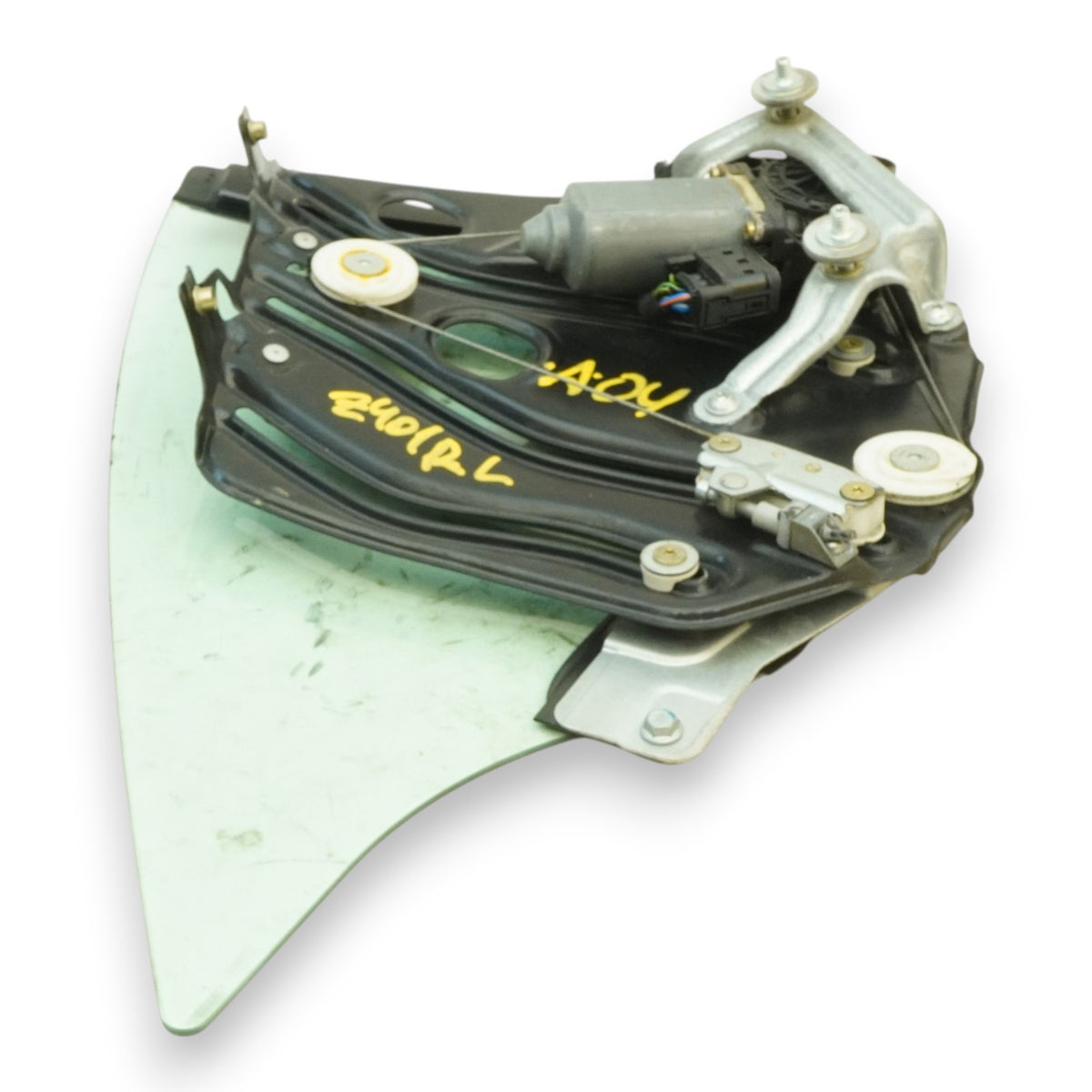 03-12 Mercedes SL500 SL600 R230 Quarter Window Glass Regulator LH 2306700110 OEM