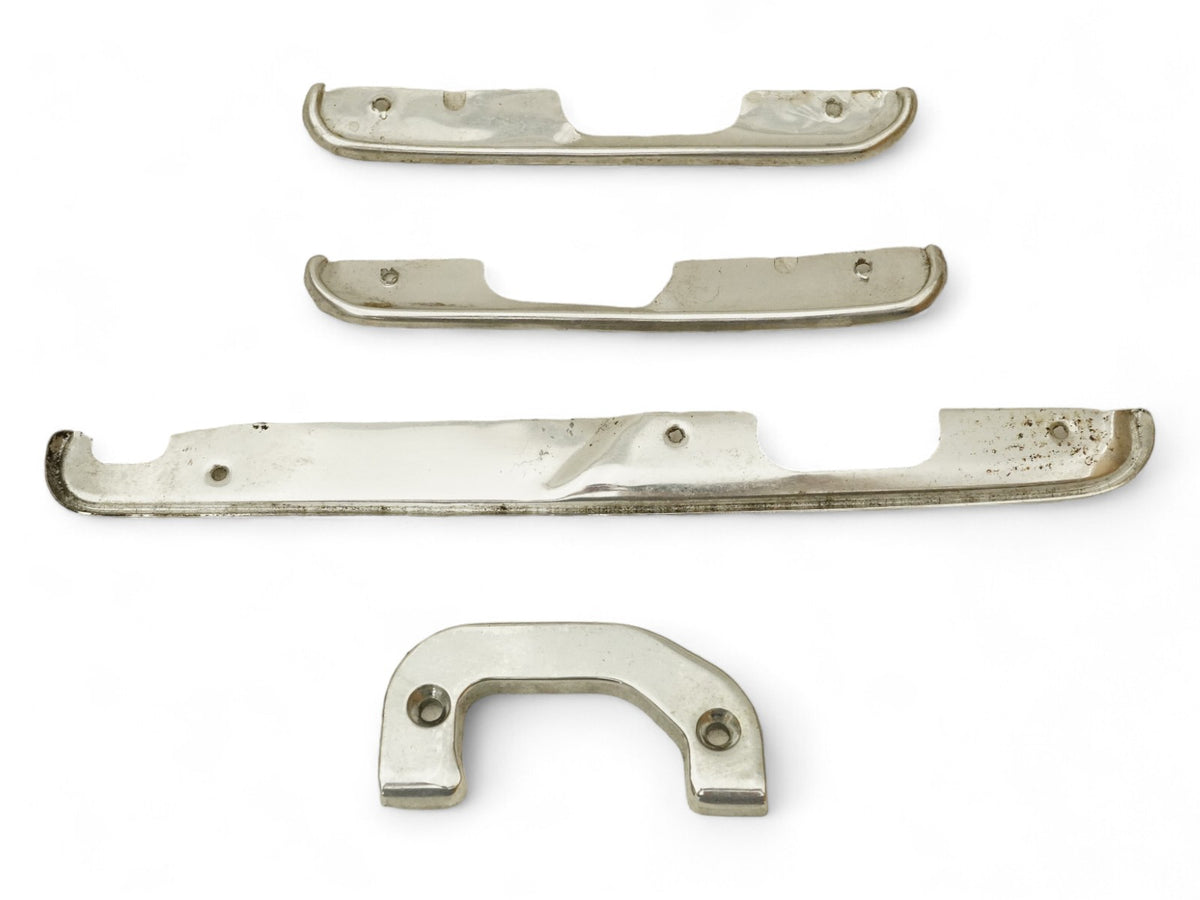 1975 - 1980 Mercedes Benz S Class W116 Trim Cover Panel Chrome Set Of 4 OEM
