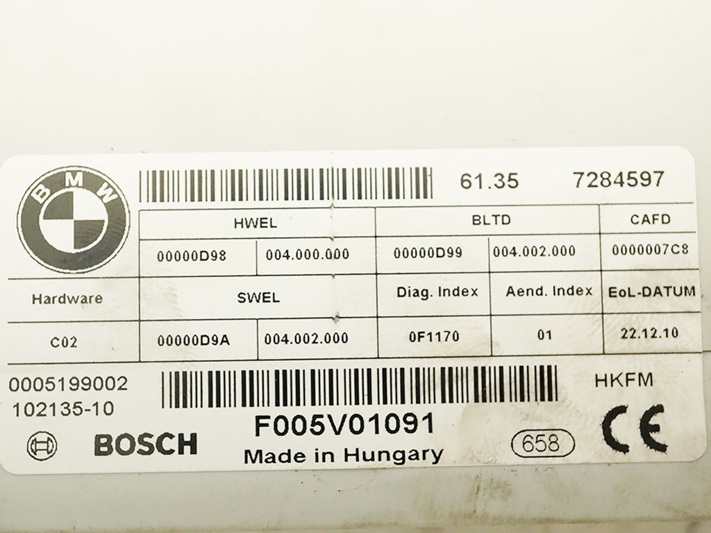  2011 - 2016 BMW 5 SERIES F10 TAILGATE LIFTGATE TRUNK BODY BCM CONTROL MODULE OEM, in stock