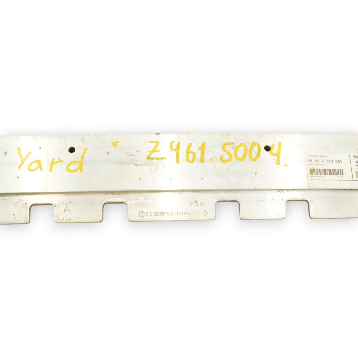 17-20 BMW 530i 540i G30 Rear Bumper Reinforcement Bar Support 51127373851 OEM