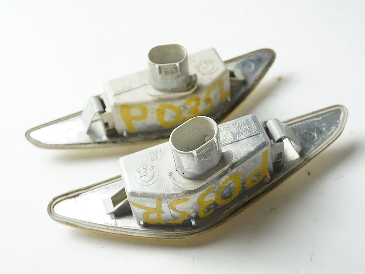 2001 - 2006 Bmw 3 Series E46 Coupe Turn Signal Light Lamp Left Right Fender Set